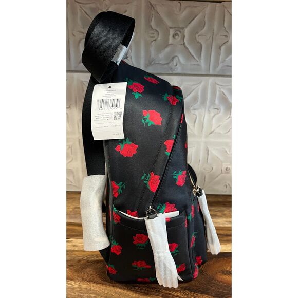 Kate Spade Chelsea Rose Toss Printed Medium Backpack NWT w/ tags rose print - Picture 6 of 9